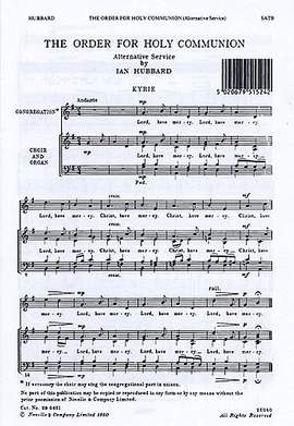 Ian Hubbard: The Order For Holy Communion (Alternative Service)