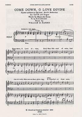 Sir William Henry Harris: Come Down O Love Divine