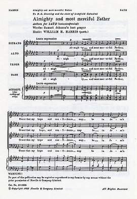 Sir William Henry Harris: Almighty And Most Merciful Father