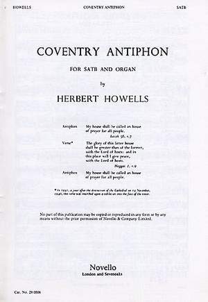Herbert Howells: Coventry Antiphon
