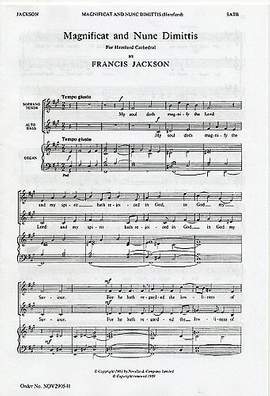 Francis Jackson: Magnificat And Nunc Dimittis (Hereford)