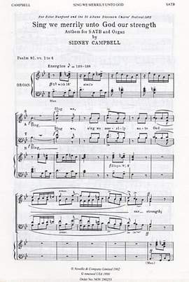 Sidney Campbell: Sing We Merrily Unto God