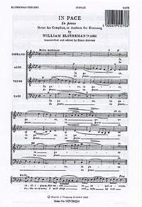William Blitheman: In Pace (Latin/English)