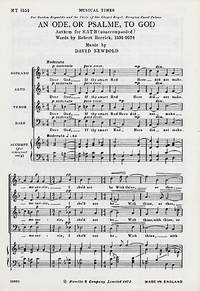 David Newbold: An Ode Or Psalme To God