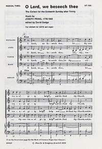 Joseph Pring: O Lord We Beseech Thee