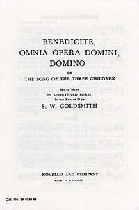 S.W. Goldsmith: Benedicite Omnia Opera