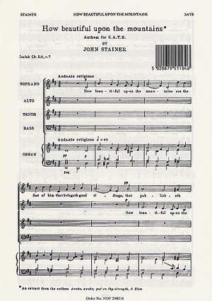 Sir John Stainer: How Beautiful Upon The Mountains