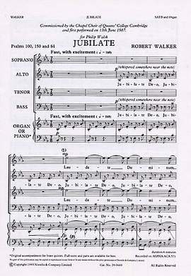 Robert Walker: Jubilate
