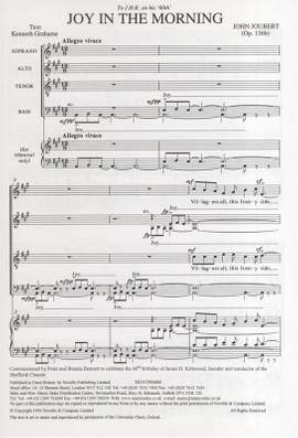 John Joubert: Joy In The Morning Op.136b