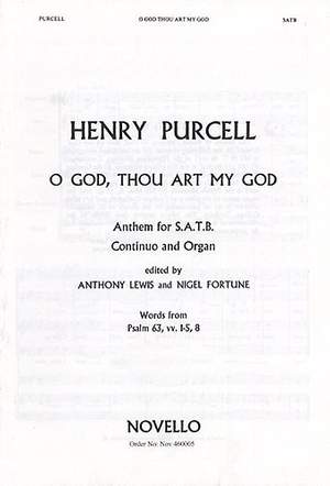 Henry Purcell: O God thou art my God