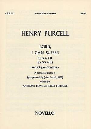 Henry Purcell: Lord I Can Suffer
