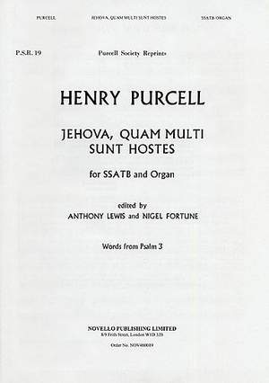 Henry Purcell: Jehova Quam Multi Sunt