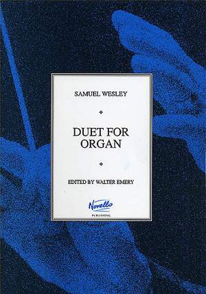 Samuel Wesley: Duet For Organ No.19