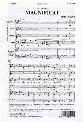 Giles Swayne: Magnificat