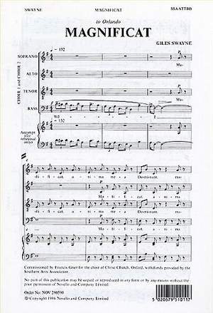 Giles Swayne: Magnificat