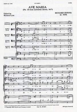 Richard Dering: Ave Maria