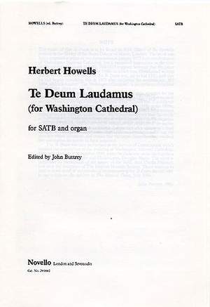 Herbert Howells: Te Deum (Buttrey/Washington)