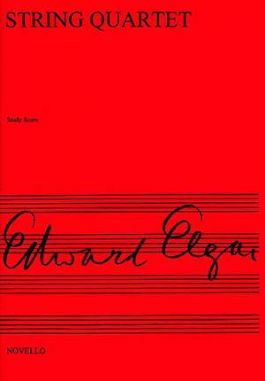 Edward Elgar: String Quartet Op 83: Study Score