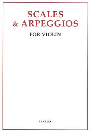 Scales And Arpeggios For Violin