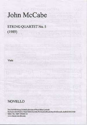 John McCabe: String Quartet No. 5 (Parts)