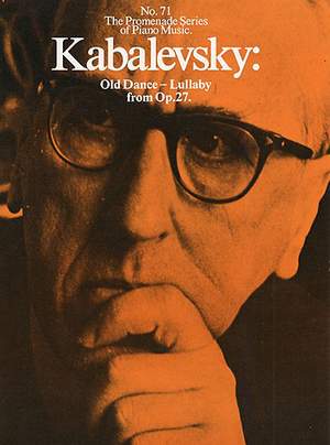 Dmitri Kabalevsky: Old Dance-Lullaby From Op. 27