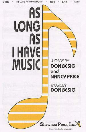 Don Besig_Nancy Price: As Long As I Have Music