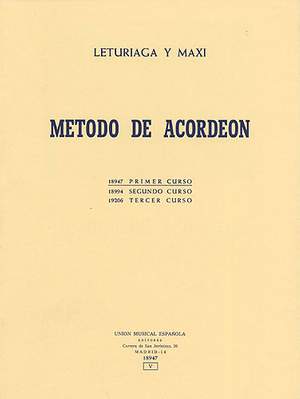 Leturiaga Y Maxi: Metodo De Acordeon: Primero Curso