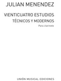 Julian Menéndez: Veinticuatro Estudios Tecnicos Clarinet
