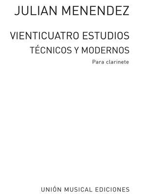 Julian Menéndez: Veinticuatro Estudios Tecnicos Clarinet