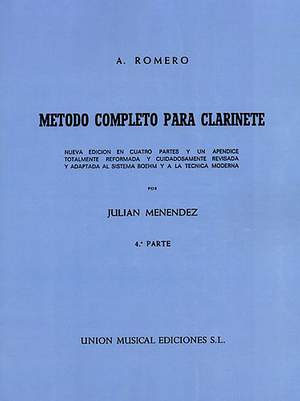 Romero Metodo Completo Para Clarinete Part 4