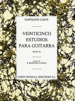 Napoleon Coste: 25 Estudios Para Guitarra