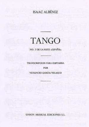 Isaac Albéniz: Tango (garcia Velasco) Guitar