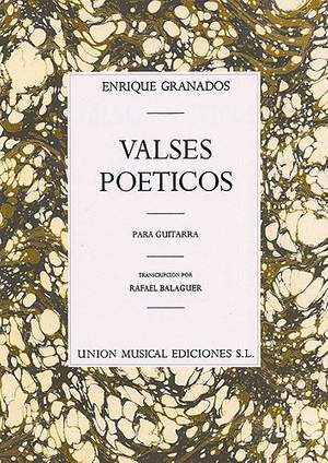 Valses Poeticos (balaguer) Guitar