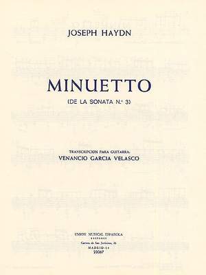 Franz Joseph Haydn: Minuetto (Garcia Velasco) Guitar