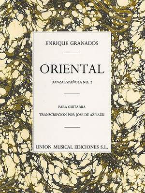 Granados Danza Espanola No.2 Oriental