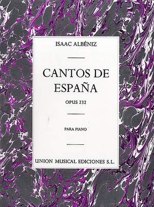 Isaac Albéniz: Albeniz Cantos De Espana Op.232 Complete Piano