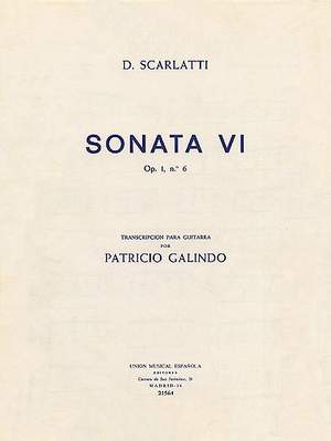 Domenico Scarlatti: Sonata Vi Op.1 No.6 (Guitar)