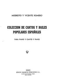 Romero Coleccion De Cantos Y Bailes Vol.1