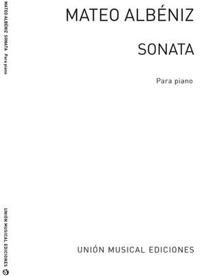 Isaac Albéniz: Mateo Sonata En Re Mayor D Major Piano