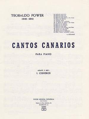 Power Cantos Canarios Rev Cisneros Piano