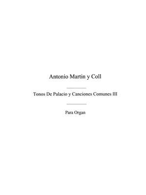 Tonos De Palacio y Canciones Comunes Volume 3