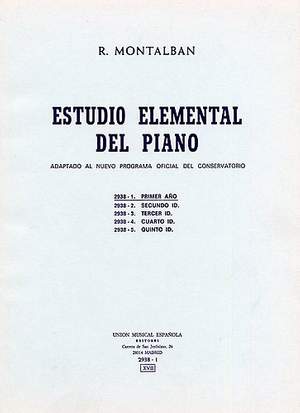 Montalban Metodo Piano 1