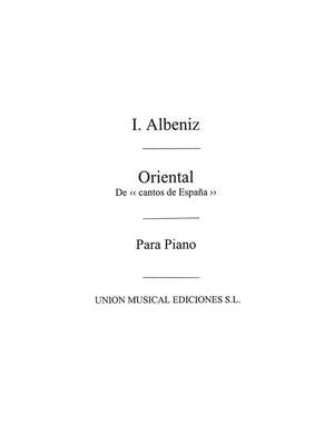 Isaac Albéniz: Oriental No.2 Cantos De Espana Op.232 Piano