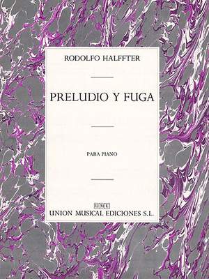 Rodolfo Halffter: Preludio Y Fuga Piano