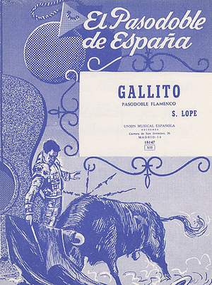 Santiago Lope: Gallito (Pasodoble Flamenco)