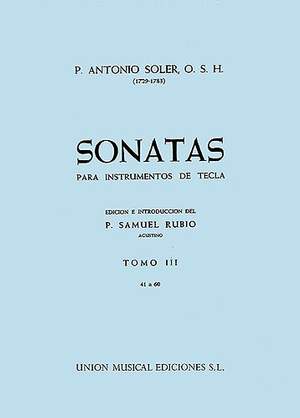 Antonio Soler: Sonatas Volume 3 (No.41 - 60)
