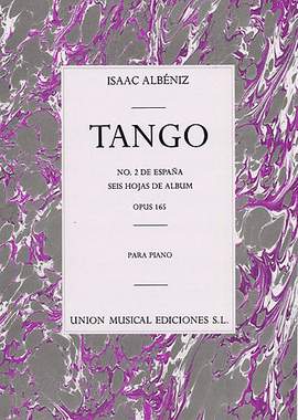 Isaac Albéniz: Tango in D from Espana Op. 165 No.2