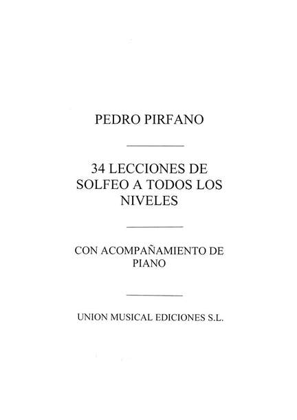 34 Lecciones De Solfeo