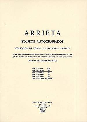 Pascual Arrieta: Coleccion De Solfeo Ii