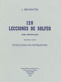 J Reventos: 120 Lecciones De Solfeo Ii